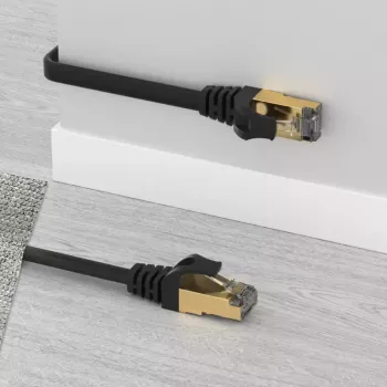 Tinklo kabelis UNITEK C1897BK-10M RJ-45 Cat7 10m Juodas
