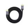 DisplayPort kabelis Unitek C1628GY01-2M — 2 m, DisplayPort 2.1, 7680×4320 iki 240 Hz, 32.4 kanalų, alavuotas varis