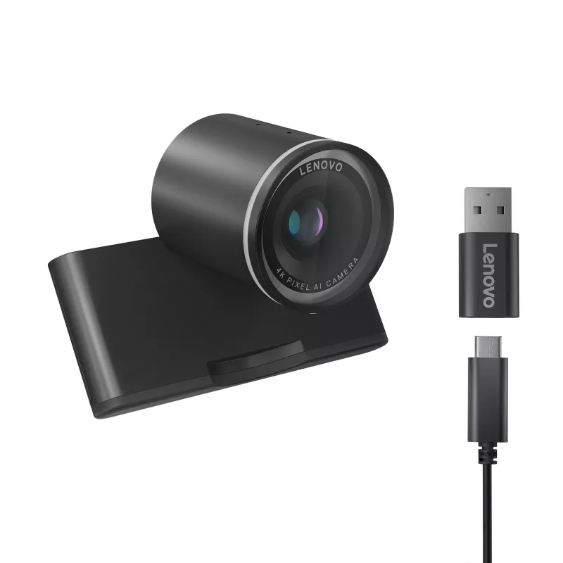 Lenovo 4XC1Q25246 vaizdo kamera 8 MP 1920 x 1080 pikseliai USB-C Juoda