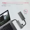 Axagon HMC-5G21 USB 10Gbps centrinis mazgas, 2x USB-A, 2x USB-C, HDMI 4k/30Hz, PD 60W, USB-C laidas