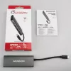 Axagon HMC-5G21 USB 10Gbps centrinis mazgas, 2x USB-A, 2x USB-C, HDMI 4k/30Hz, PD 60W, USB-C laidas