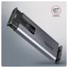 Axagon EEM2-SD2 USB-C 10Gbps - M.2 NVMe ir SATA SSD dėklas su ekranu