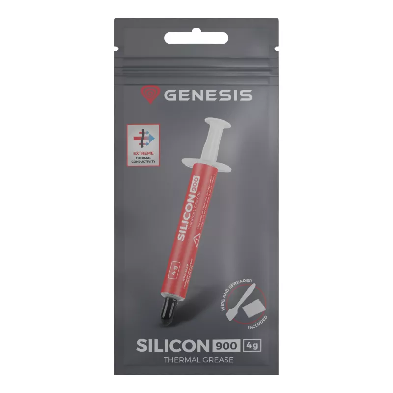 GENESIS Silicon 900 terminė pasta, pilka, 12.8 W/m·K, 2.8 g/cm³