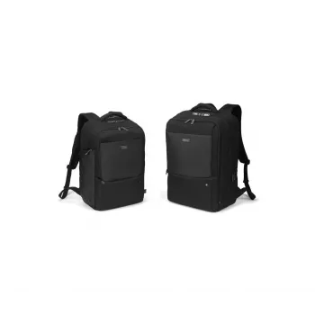 DICOTA Five - 14-16 colių nešiojamojo kompiuterio kuprinė - Juoda / 900d perdirbtas PET poliesteris