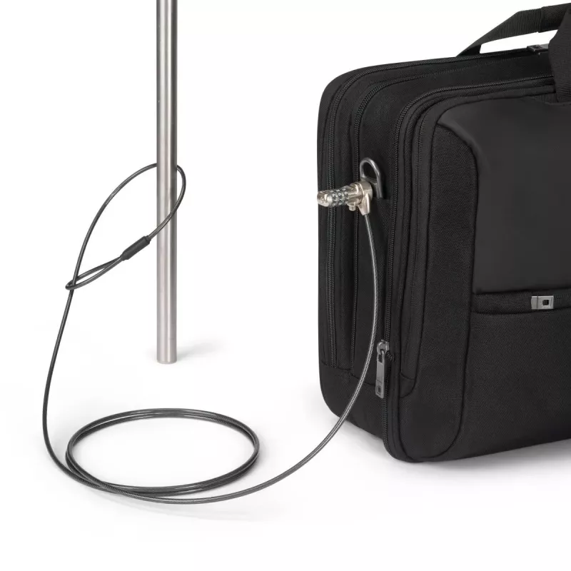 DICOTA Top Traveller Dual Five - Dėklas nešiojamam kompiuteriui 14-16 colių - Juoda / 900d perdirbtas PET poliesteris