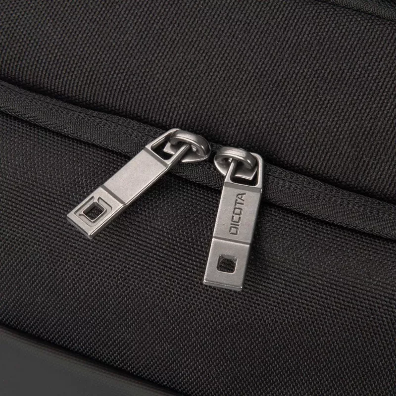 DICOTA Top Traveller Dual Five - Dėklas nešiojamam kompiuteriui 14-16 colių - Juoda / 900d perdirbtas PET poliesteris
