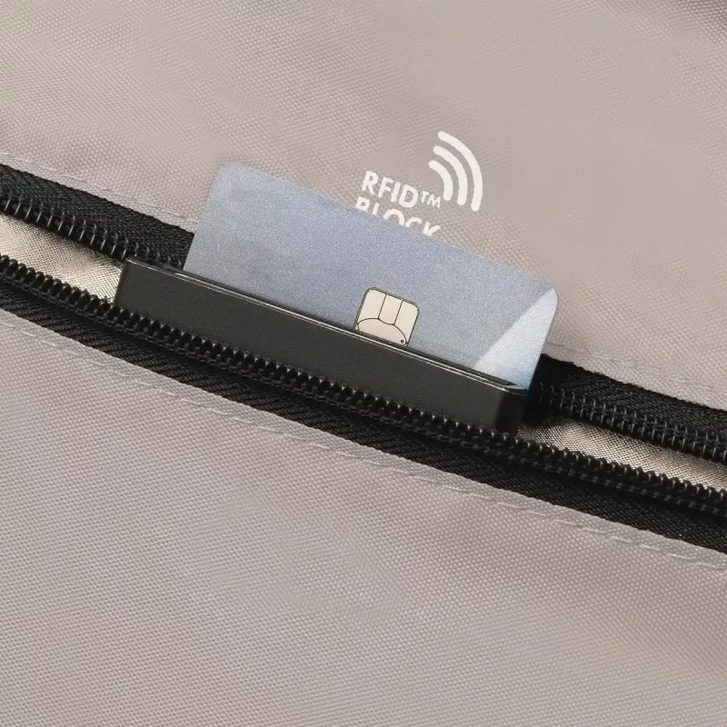 Portfelis DICOTA D32172-RPET 14 colių juodas su petnešomis
