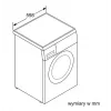 Bosch WUU28T10PL skalbyklė, priekinio pakrovimo, 9 kg, 1400 aps./min., energijos klasė A
