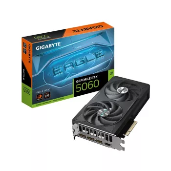 Vaizdo plokštė GIGABYTE GeForce RTX 5060 8GB GDDR7, PCIe 5.0, 128-bit, 3840 CUDA, 2-slot, WINDFORCE 2X