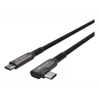GENESIS NVC-2218 USB laidas USB 3.2 Gen 2 (3.1 Gen 2) 3 m USB C juoda, pilka