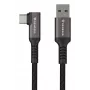 USB laidas GENESIS NVC-2221 USB 3.2 Gen 1 (3.1 Gen 1) 5 m USB A USB C juodas, pilkas