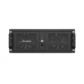 Stovo korpusas Lanberg SC01-5204-12B 4U juodas 5 ventiliatoriai