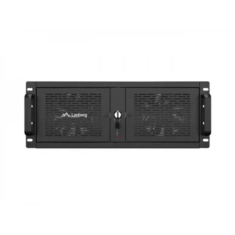Stovo korpusas Lanberg SC01-5204-12B 4U juodas 5 ventiliatoriai