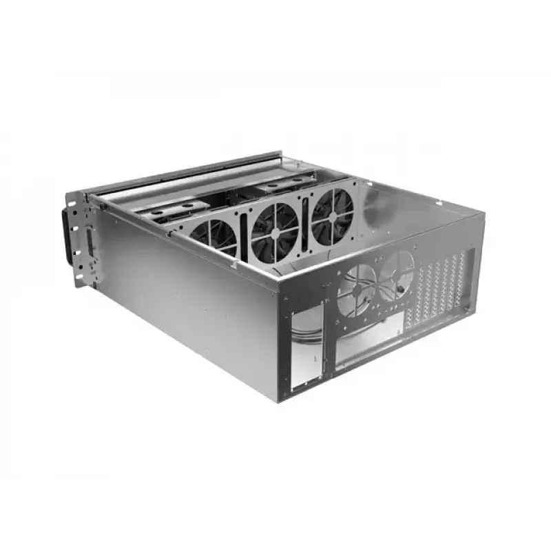 Stovo korpusas Lanberg SC01-5204-12B 4U juodas 5 ventiliatoriai