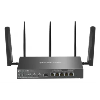 TP-Link ER706WP-4G maršrutizatorius Gigabit Ethernet dviejų juostų (2,4 GHz / 5 GHz) Juoda