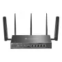 TP-Link ER706WP-4G maršrutizatorius Gigabit Ethernet dviejų juostų (2,4 GHz / 5 GHz) Juoda