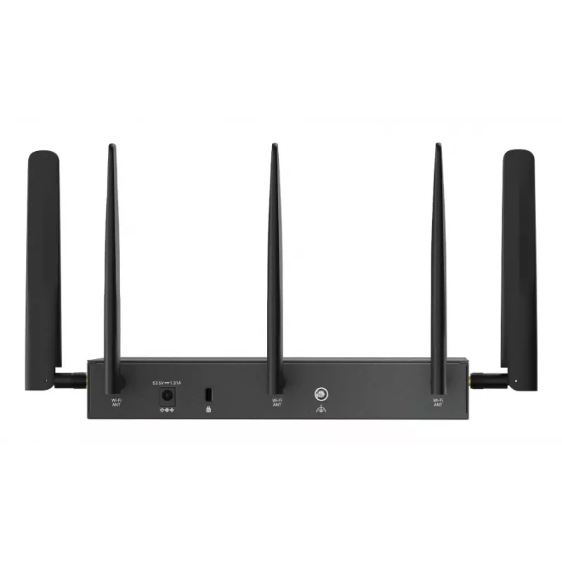 TP-Link ER706WP-4G maršrutizatorius Gigabit Ethernet dviejų juostų (2,4 GHz / 5 GHz) Juoda