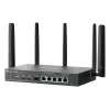 TP-Link ER706WP-4G maršrutizatorius Gigabit Ethernet dviejų juostų (2,4 GHz / 5 GHz) Juoda