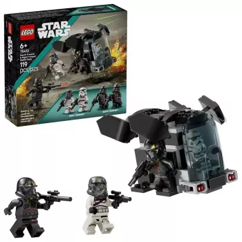 Konstruktorius LEGO Star Wars 75412 Death Trooper Night Trooper, 119 dalių, 4 minifigūrėlės, 60×90×70 mm modelis