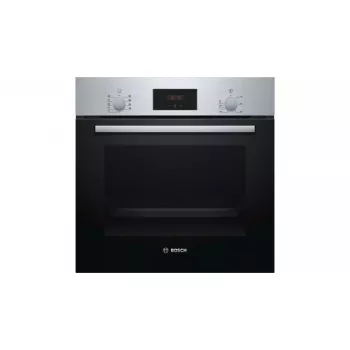 Įmontuojama elektrinė orkaitė Bosch Serie 2 HBF114ES0 – 66 L, nerūdijantis plienas, liečiamasis + sukamasis valdymas, 7 programos, grilis, konvekcija, 50–275 °C