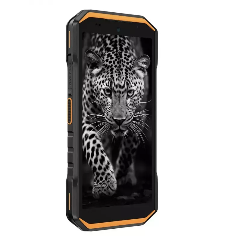 Atsparus išmanusis telefonas UleFone Armor X32 6.0 colio 6 GB RAM 128 GB atminties Ryškiai oranžinis, Energijos klasė B