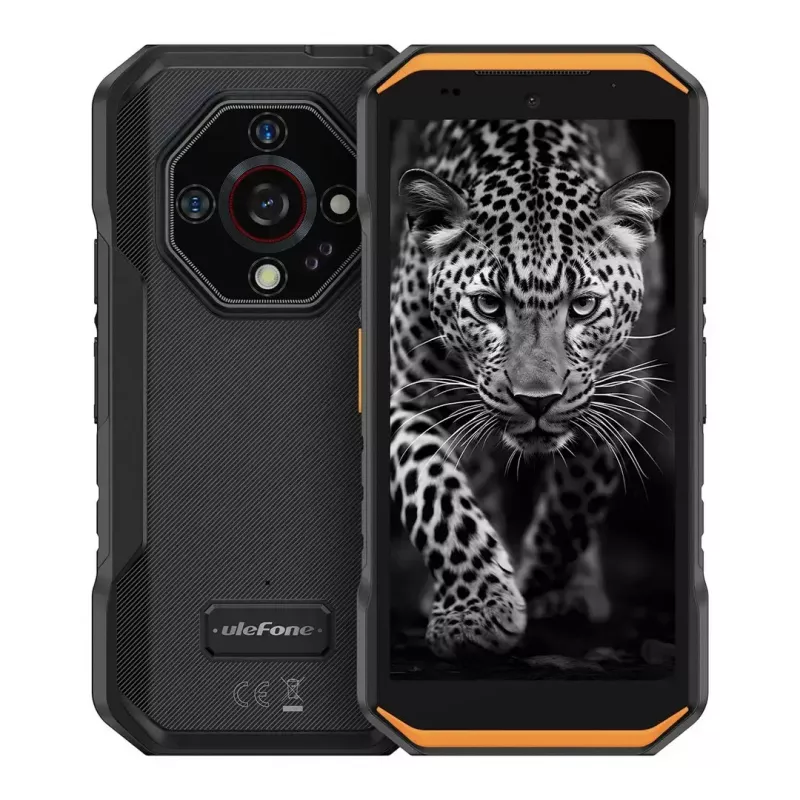 Atsparus išmanusis telefonas UleFone Armor X32 6.0 colio 6 GB RAM 128 GB atminties Ryškiai oranžinis, Energijos klasė B