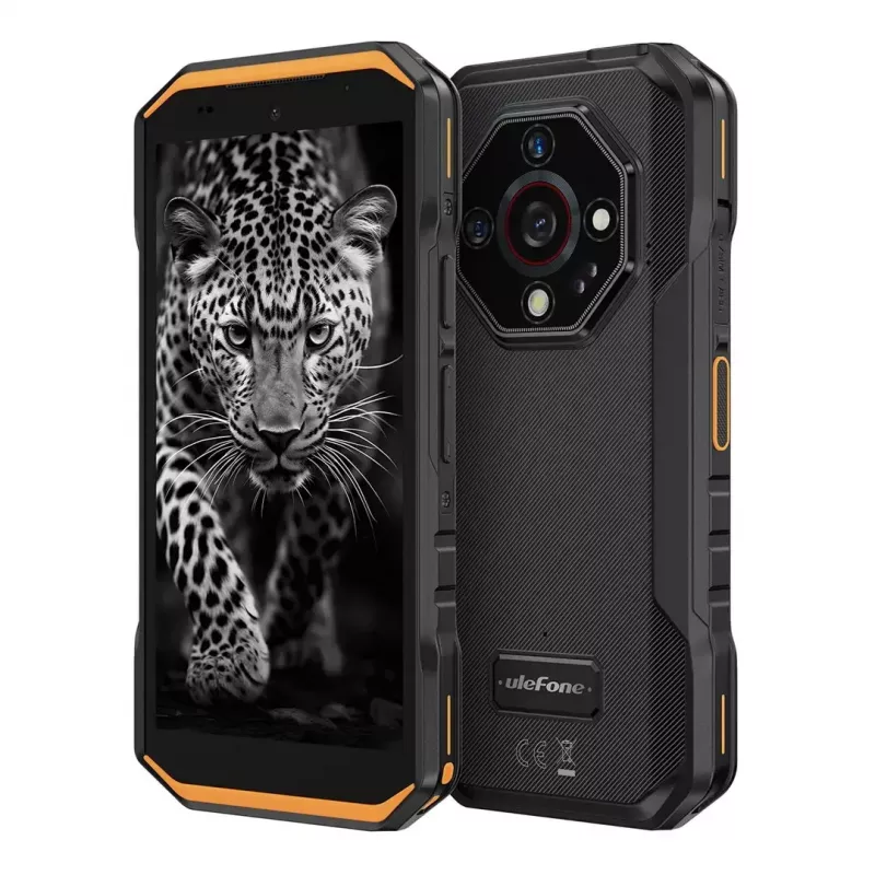 Atsparus išmanusis telefonas UleFone Armor X32 6.0 colio 6 GB RAM 128 GB atminties Ryškiai oranžinis, Energijos klasė B