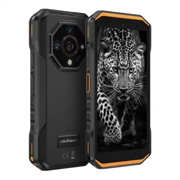 Atsparus išmanusis telefonas UleFone Armor X32 6.0 colio 6 GB RAM 128 GB atminties Ryškiai oranžinis, Energijos klasė B