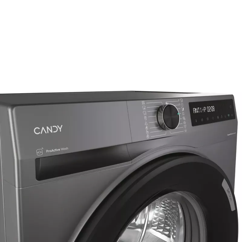 Candy BR 47SBL8G-S skalbyklė su priekiniu pakrovimu, 7 kg, 1400 aps./min, pilka