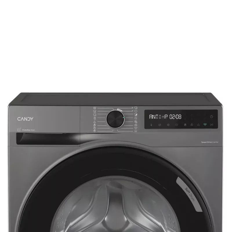 Candy BR 47SBL8G-S skalbyklė su priekiniu pakrovimu, 7 kg, 1400 aps./min, pilka