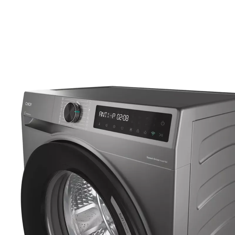 Candy BR 47SBL8G-S skalbyklė su priekiniu pakrovimu, 7 kg, 1400 aps./min, pilka