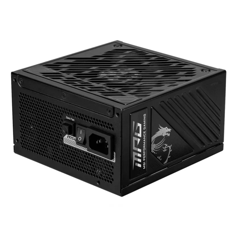 MSI MPG A1000GS PCIE5 maitinimo blokas 1000 W 24-pin ATX ATX Juodas