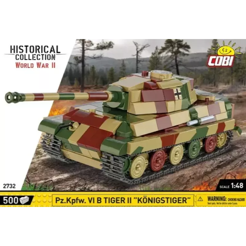 Plastikinis modelio rinkinys Cobi Pz.Kpfw. VI B Tiger II Königstiger 1:35 (COBI-2732)