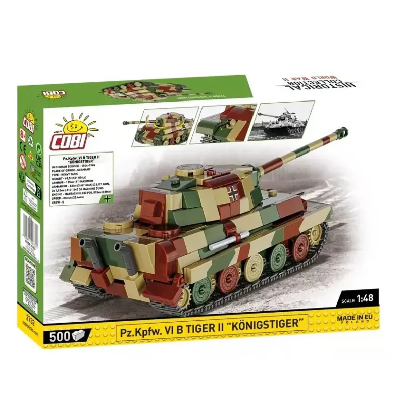 Plastikinis modelio rinkinys Cobi Pz.Kpfw. VI B Tiger II Königstiger 1:35 (COBI-2732)