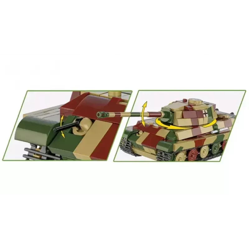 Plastikinis modelio rinkinys Cobi Pz.Kpfw. VI B Tiger II Königstiger 1:35 (COBI-2732)