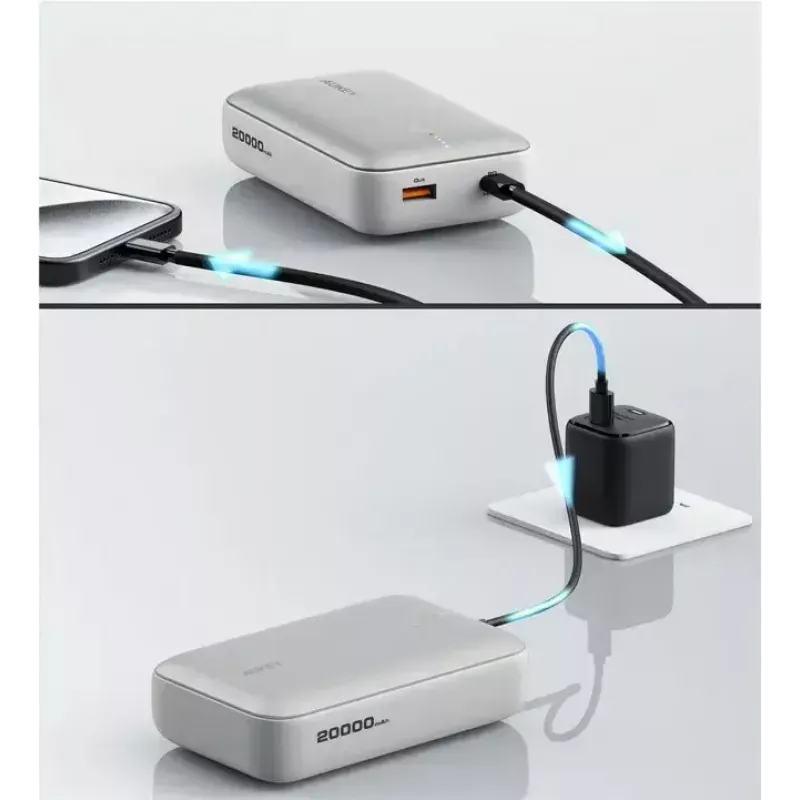 Nešiojamas maitinimo bankas Aukey PB-Y57 Frozen White 2000mAh