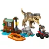 LEGO dinozaurų konstravimo rinkinys T. rex River Escape 76975 – 199 dalių, 2 minifigūrėlės, nuo 5 m.
