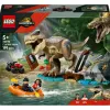 LEGO dinozaurų konstravimo rinkinys T. rex River Escape 76975 – 199 dalių, 2 minifigūrėlės, nuo 5 m.