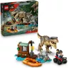 LEGO dinozaurų konstravimo rinkinys T. rex River Escape 76975 – 199 dalių, 2 minifigūrėlės, nuo 5 m.