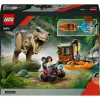 LEGO dinozaurų konstravimo rinkinys T. rex River Escape 76975 – 199 dalių, 2 minifigūrėlės, nuo 5 m.
