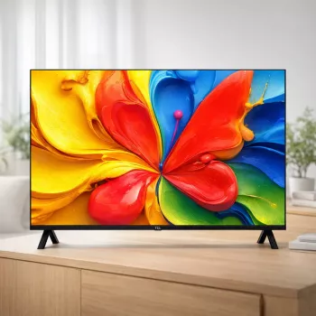 Televizorius TCL 32S4K 32 colių Smart TV Google TV HD QLED Juodas, Energijos klasė F