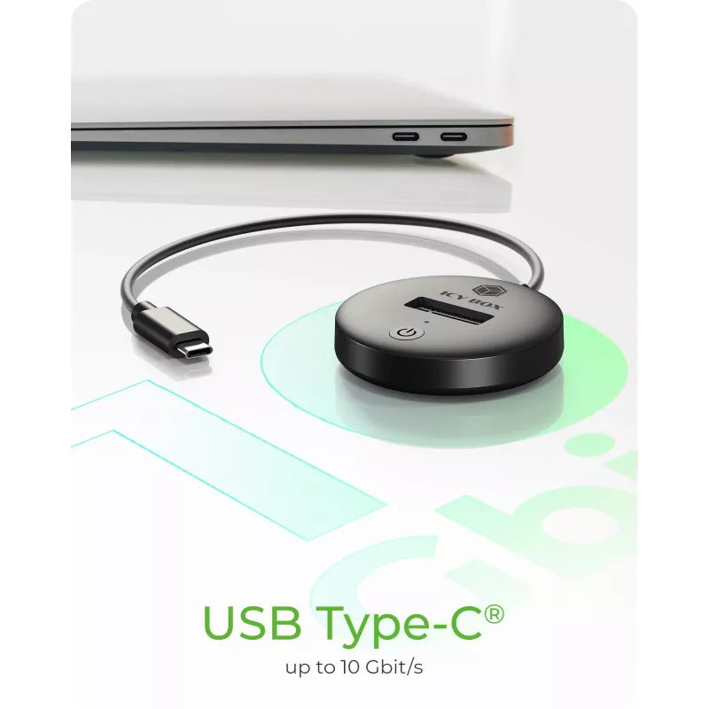 ICY BOX IB-1610MCD-C31 USB 3.2 Gen 2 (3.1 Gen 1) Type-C korpusas M.2 SSD
