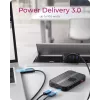 ICY BOX IB-DK4071M-CU31 USB 3.2 Gen 2 (3.1 Gen 1) Type-C juodas