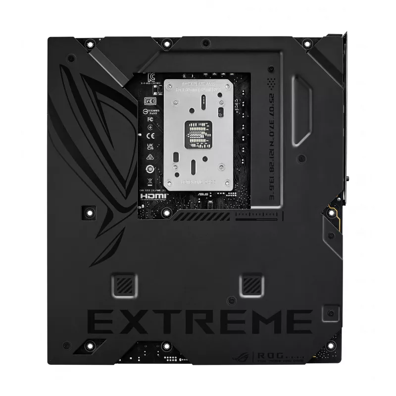 Motininė plokštė ASUS ROG CROSSHAIR X870E EXTREME — AMD X870E, lizdas AM5, Extended ATX, DDR5, 4 DIMM, Wi‑Fi 7, 5 Gb LAN, 5x M.2