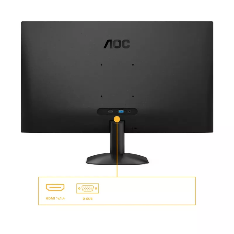 AOC B3 27B31H monitorius 68,6 cm (27 colių) 1920 x 1080 pikselių Full HD juodas