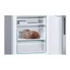Šaldytuvas su šaldikliu Bosch Serie 6 KGE49AICA, laisvai pastatomas, nerūdijantis plienas, 419 L (302 L šaldytuvas / 117 L šaldiklis), aukštis 2010 mm