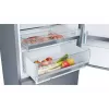 Šaldytuvas su šaldikliu Bosch Serie 6 KGE49AICA, laisvai pastatomas, nerūdijantis plienas, 419 L (302 L šaldytuvas / 117 L šaldiklis), aukštis 2010 mm