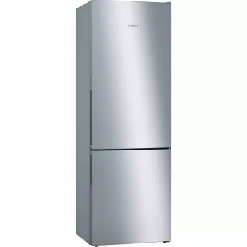 Šaldytuvas su šaldikliu Bosch Serie 6 KGE49AICA, laisvai pastatomas, nerūdijantis plienas, 419 L (302 L šaldytuvas / 117 L šaldiklis), aukštis 2010 mm