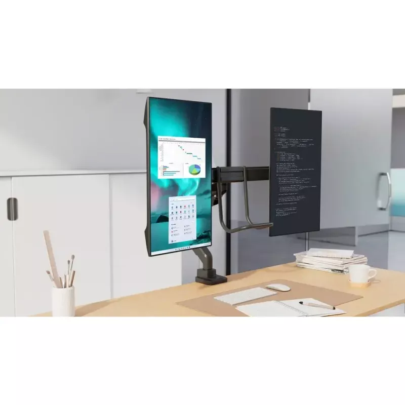 Dvigubo monitoriaus laikiklis Kensington SmartFit K58272WW spaustuvu / per angą 18 kg
