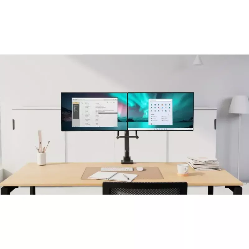 Dvigubo monitoriaus laikiklis Kensington SmartFit K58272WW spaustuvu / per angą 18 kg